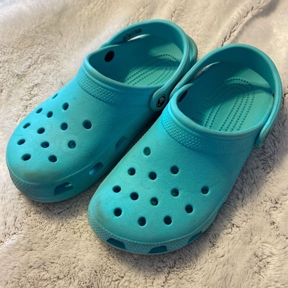 SOLD - Turquoise Crocs - Picture 2 of 7
